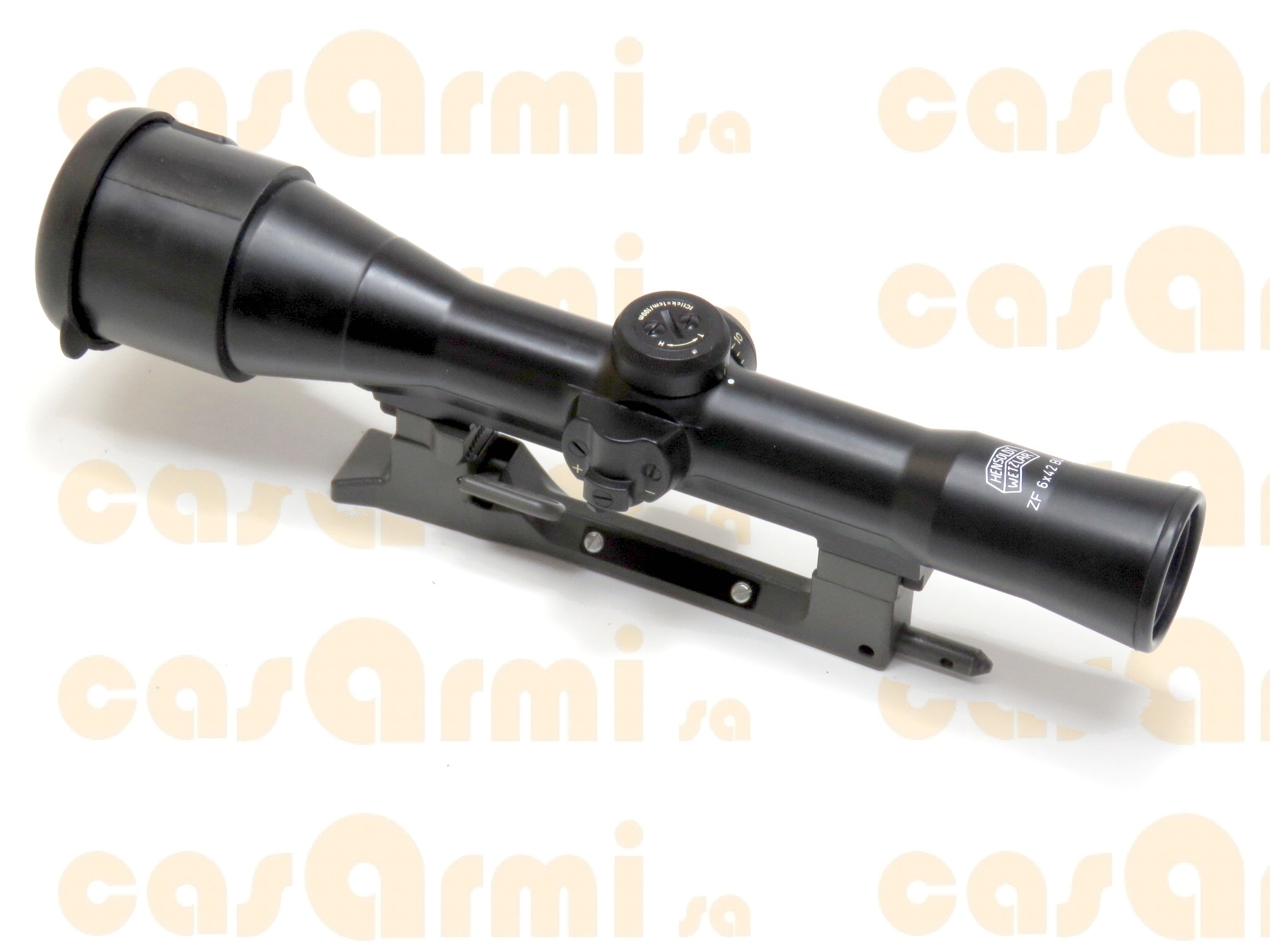 Hensold mod. 6x42BL, con attacco  per FASS 90 e scatola originale in cartone 